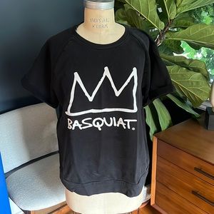 Hard to Find and Collectible Basquiat For F21 Crown Logo Sweatshirt